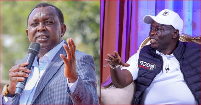 Kapseret MP Oscar Sudi cautioned Rigathi Gachagua to be careful with his tongue.